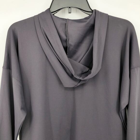 IDEOLOGY Womens Hoodie Small Grey Deep Charcoal Sweatshirt Pocket NWT - Picture 9 of 13